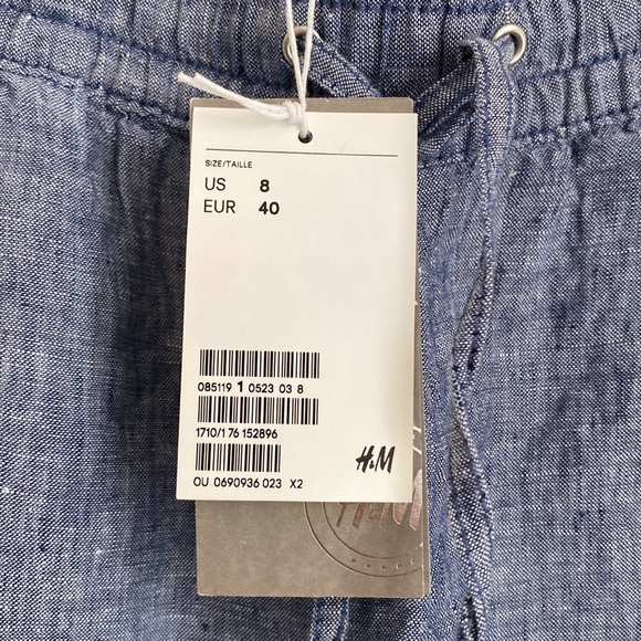 Linen Joggers, Size 8 - Picture 5 of 5